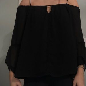 Black dress top